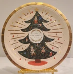 New Rifle Paper Co Round Nutcracker Party Plates Christmas Holiday Tree. Price: $12.99.