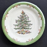 (32) Vintage Creative Papers Christmas Tree Plates - 10.5IN New. Price: $12.00.