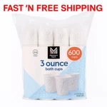 Member's Mark 3 Oz Bath Cold Cups 600 Ct Paper Disposable Free Shipping New. Price: $22.99.