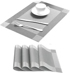 Table Dining Set Of Heat 4, Silver New. Price: $11.94.