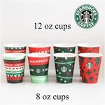Starbucks Coffee Disposable Paper Cups 50 Pack 12OZ Tall Christmas Holiday Party New. Price: $12.99.