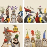 Forest Festivities Paper Beverage Napkin 4 Pack 80 Pcs Total Bundle New. Price: $38.99.