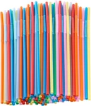 12.8INCH Disposabl Drinking Straws, Colorful Extra Long Flexible Bendy Party New. Price: $14.87.