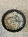 Pretty Sweet Vintage Oriental 3/4 Raised Dragon Plate Used. Price: $15.00.