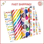 Wrapaholic Birthday Wrapping Paper - 12 Sheets Folded Flat With Gift Ta New. Price: $9.09.