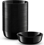 Bloomingoods Disposable Plastic Dessert Bowls, 50-PACK 6 Oz., Black New. Price: $35.94.
