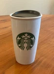 2014 Nwt Starbucks Ceramic Travel Mug Siren Logo 12OZ New. Price: $23.45.