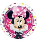 Iconic Minnie Mouse Ct 9 5/8 Dinner Lunch Paper Plates New. Price: $12.00.