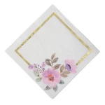 Fun Express Floral Disposable Paper Beverage Napkins- 5", 16 Ct. New. Price: $11.40.