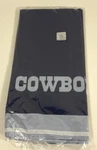 Creative Converting Dallas Cowboys Football Print Plastic Tablecover 54"X102" New. Price: $19.99.