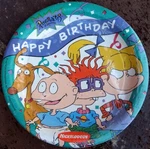 Rugrats Happy Birthday Dessert Plates Vtg Party Supplies American Greetings 90S Used. Price: $22.99.