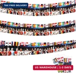 World Cup 2026 Party Metallic Fringe Banner 3 Pack 9 Ft Foil Tassel Garland Deco New. Price: $20.22.