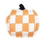 Halloween Checkered Groovy Pumpkin-shaped Disposable Paper Dinner Plates 9", 8 New. Price: $13.14.