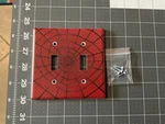 Spiderman Themed Light Switch Hardware, 2 Wall Plate Cover, Unuse Open. Price: $9.99.