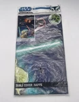 Vintage Star Wars Hallmark Plastic Table Cover 54" X 102" 3-D Effect Licensed New. Price: $6.98.