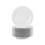 10 Strawberry Street 7.5" Catering Round Salad/dessert Plate, Set Of 12,WHITE New. Price: $39.14.