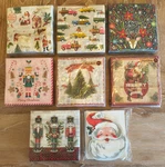 Punch Studio Molly & Rex Lady Jayne ++ Christmas 3-PLY Paper Lunch Napkins New. Price: $15.95.