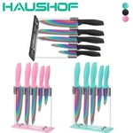 Haushof Kitchen Knife 5PIECE Rainbow Sets Premium Steel Knives New. Price: $23.99.