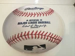 New Mlb Rawlings Baseball Plastic (melamine?) Platter Plate 13.5" Amscan 2019. Price: $9.99.