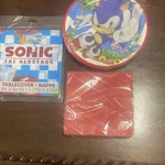 Unique Sonic The Hedgehog Birthday Tablecover Plates Napkins Party Set For 16 New. Price: $24.00.