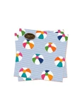 Caspari Paper Cocktail Napkins, Beachballs - Packs (12530C) New. Price: $10.00.