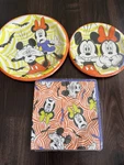 Vtg Unique Mickey & Minnie Mouse Halloween Party Plates Napkins Lot Scary New. Price: $24.99.