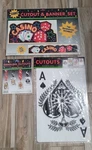 Amscan Casino Night Decor Set Jumbo Playing Cards Banner Cutouts Vintage New. Price: $39.99.