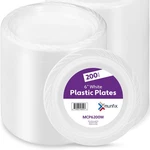 200 White Plastic Dessert Plates, 6 Inch Disposable Bulk Pack For Par... New. Price: $26.63.