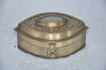 Vintage Brass Unique Shape 6 Compartment Cut Work Handcrafted Betel Nut Box Used. Price: $56.00.