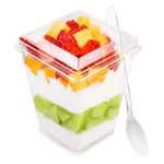 Fifwvgp 50 Pack Oz Plastic Dessert Cups With Lids Standard, Clear New. Price: $29.25.