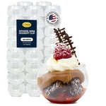Cmjj 3OZ 48 Pack Sphere Mini Dessert Cups Clear Plastic Bowls, Disp... New. Price: $48.30.