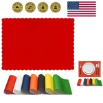 Disposable Paper 50 Pack Of Red Scalloped Edge Perfe... New. Price: $24.99.