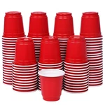 120CT 2OZ Mini Disposable Shot Cups - Small Red Plastic Party For Events New. Price: $13.43.