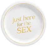 Just Here For Sex Gender Reveal Baby Shower Party 9" Dinner Plates New. Price: $10.99.