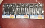 Lot Of 3 Reflection Appetizer Spoons Plastic 4" Petite Mini Silver Party Tasting New. Price: $15.00.