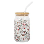 Silver Buffalo Sanrio Hello Kitty Fall Leaves Glass Tumbler 16 Ounces, White New. Price: $20.88.