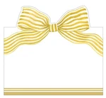 Caspari Place Cards, Gold Striped Bow Foil - 2 Packs (95906P) New. Price: $19.99.