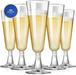 Surehome Plastic Champagne Flutes Disposable Glasses 20 Pack 5 Oz New. Price: $16.71.