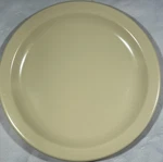 Carlisle KL20425 Kingline Melamine Pie 6.5" - Tan 48 Plates New. Price: $124.95.