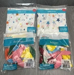 Way Celebrate Balloons Table Cover Party Set Stars Lot Of 4 Decor Birthday New. Price: $7.19.