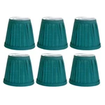 Fabric Lamp Shade Hunter Green 4 1/16" Mini Clip On Pack Of New. Price: $93.99.