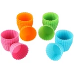 Bakerpan Silicone Mini Cupcake Holders, Small, Orange,blue,green,pink New. Price: $21.82.