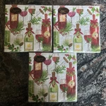 Caspari Napkins Christmas 3PK Ply Toast Design Elegant Party Decor New. Price: $23.99.