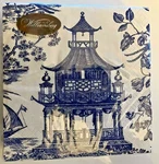 Toile Pagoda Caspari & Williamsburg 20 Triple-ply Paper Cocktail Dessert Napkins New. Price: $6.75.