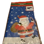 Christmas Holiday Plastic Table Cover Santa Snowflakes 54 X 108 Inches Gathering New. Price: $10.55.