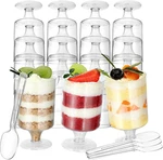Hawhawtoys 60 Pack 3 Oz Mini Dessert Cups Disposable Appetizer Clear New. Price: $33.51.