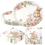 Temyaxu 100PCS Easter Plates, And Napkins Includes 50PCS Oval... New. Price: $42.99.