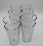 Get 16OZ Clear Unbreakable Plastic Restaurant Tumblers For Home Dining Set Of 12 New. Price: $21.99.