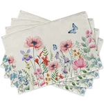 Seliem Spring Anemone Flower Placemats Set Of 4, 12''X18'', New. Price: $11.94.