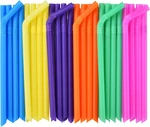 Alink 100 Pcs Jumbo Plastic Boba Straws - Extra Wide Bendy Colorful Disposable New. Price: $25.99.
